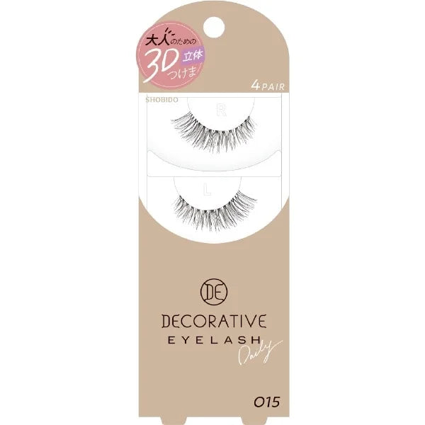 DECORATIVE Eyelash 015 (4 pairs)  デコラティブアイラッシュ 015