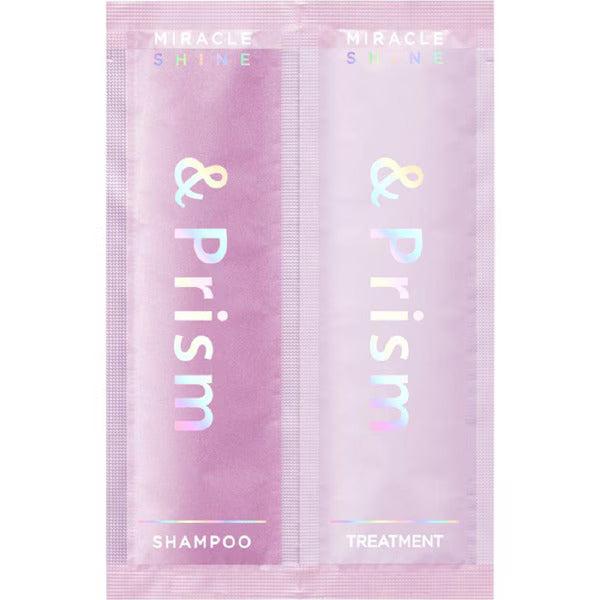 H2O & PRISM Shampoo + Conditioner Trial Sachets- Miracle Shine (10ml + 10g) 洗护试用小样 光泽修护