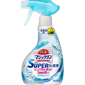 KAO Super Foam Clean Bathroom Spray- No Scent (380ml) 花王浴室多功能清潔噴霧 原味無香 バスマジックリンSUPER泡洗浄香りが残らない