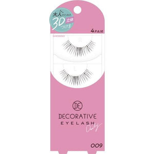 DECORATIVE Eyelash 009 (4 pairs) デコラティブアイラッシュ 009