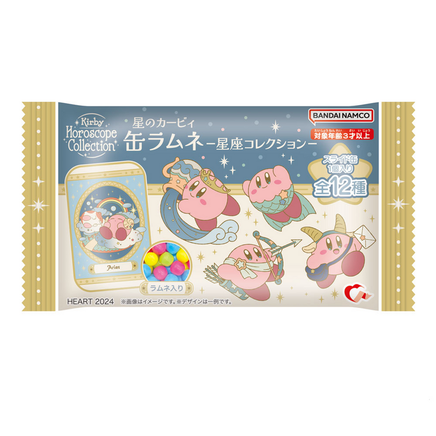 BANDAI Heart Kirby Constellation Collection Star Ramune Candy (36g) 星之卡比十二星座糖果罐食玩盲盒