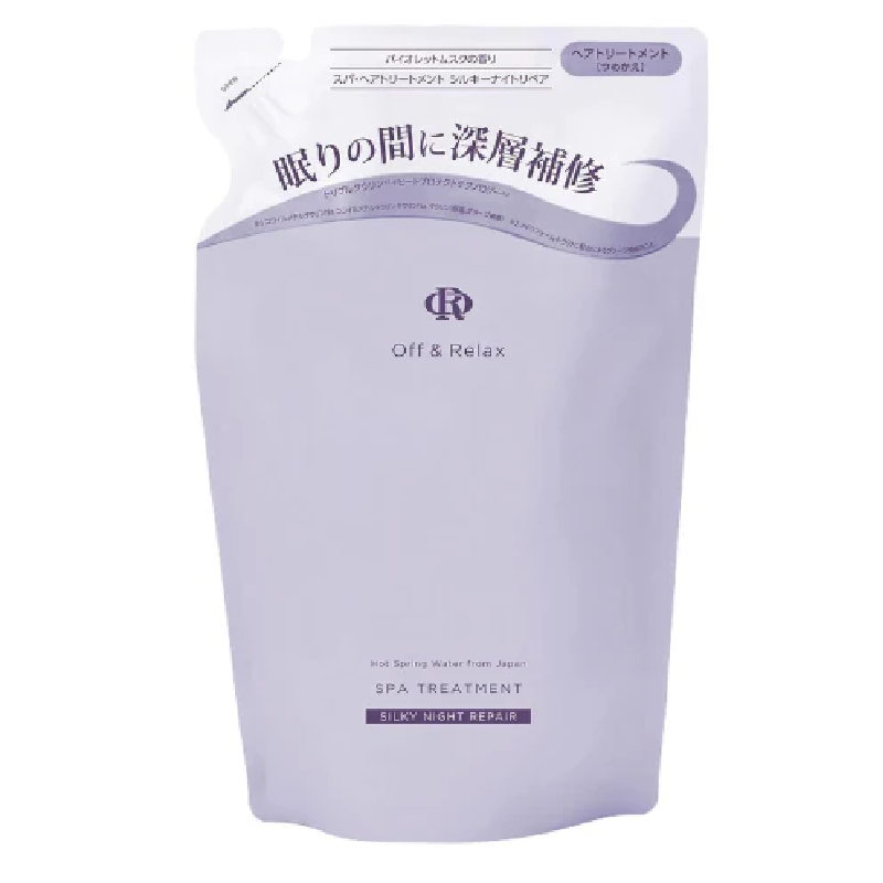 OFF & RELAX Spa Shampoo Silky Night Repair Type Refill (400ml) ORスパ シャンプー シルキーナイトリペア 詰め替え