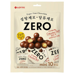 LOTTE Zero Crunchy Chocoball 제로 크런치 초코볼 (34g) / (140g) BBD. 2025.06