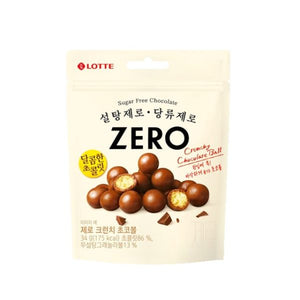 LOTTE Zero Crunchy Chocoball 제로 크런치 초코볼 (34g) / (140g) BBD. 2025.06