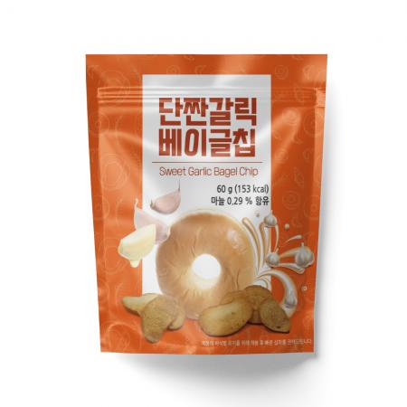 Sweet Honey Bagel Chip (60g) 달콤허니 베이글칩 BBD. 2024.12.16 / Sweet Garlic Bagel Chip (60g) 단짠갈릭 베이글칩 BBD. 2024.12.16