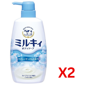 ((BOGO FREE)) COW MILKY Body Wash (550ml) - 3 Scents 日本牛乳石鹼 牛乳精華沐浴乳 - 三種可選