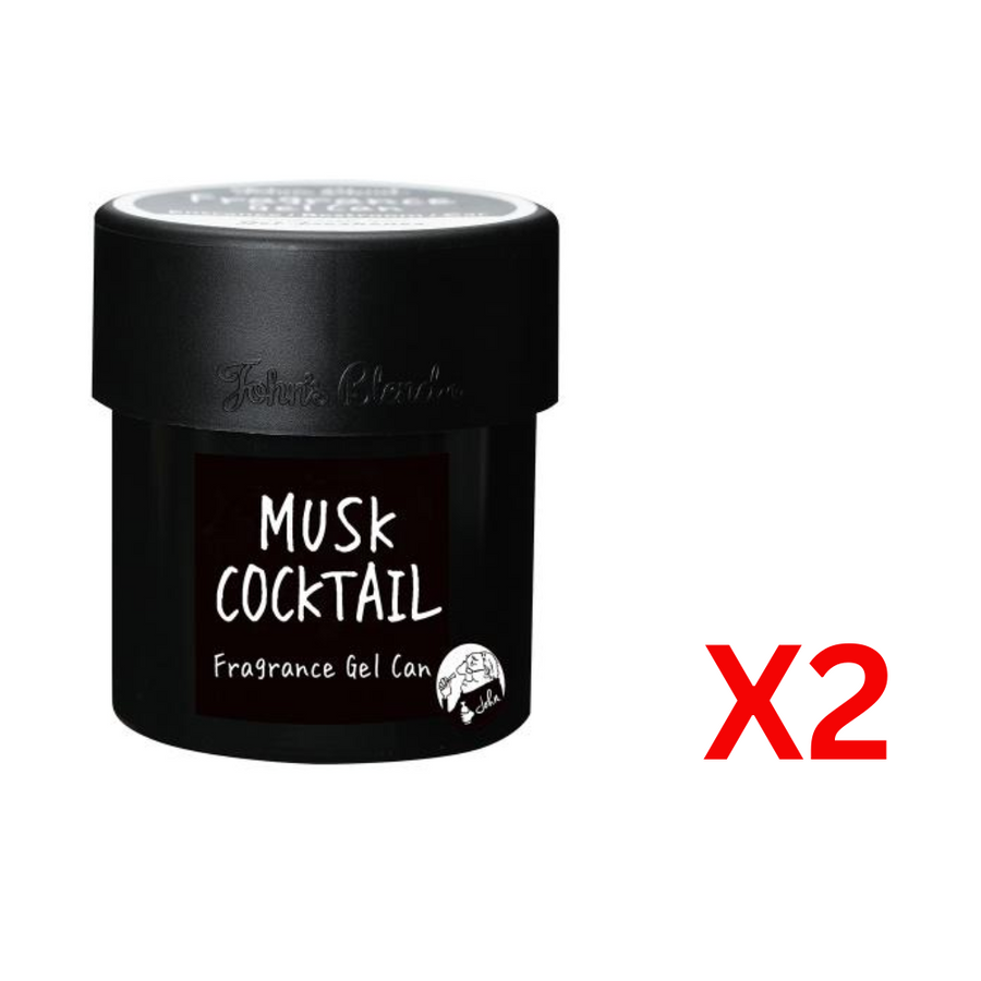 ((BOGO FREE)) JOHN'S BLEND Fragrance Gel (Black Can Type)- Musk Cocktail (85g)