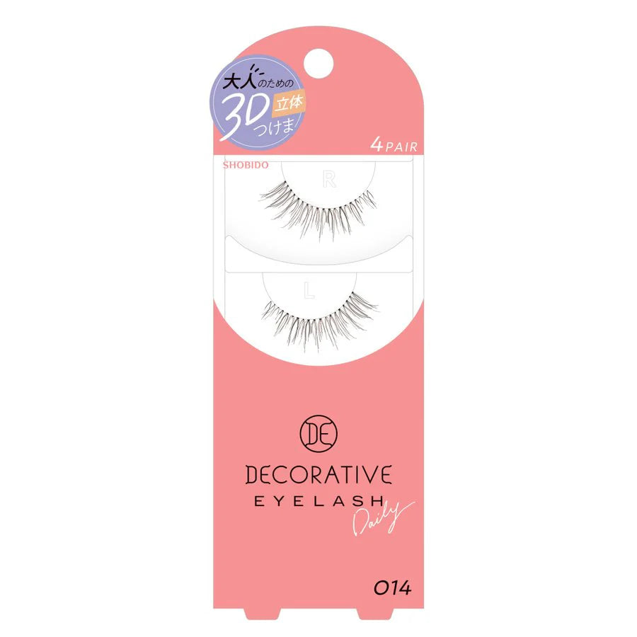 DECORATIVE Eyelash 014 (4 pairs)  デコラティブアイラッシュ 014