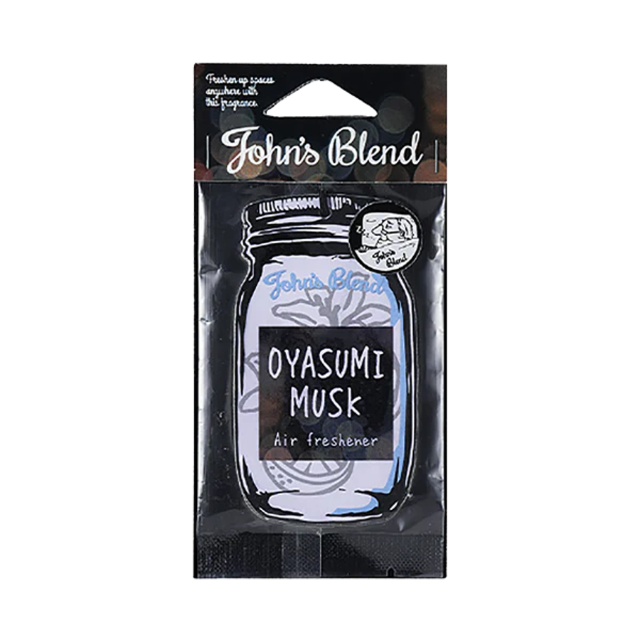 JOHN'S BLEND Oyasumi Musk Air Freshener Jar Design