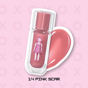 [NETFLIX/GLOBAL] WAKEMAKE Dewy Gel Maxi Gloss 14 Pink Scar Squid Game Set (+Watery Tok Tint Mini 7 Bloody Pop)