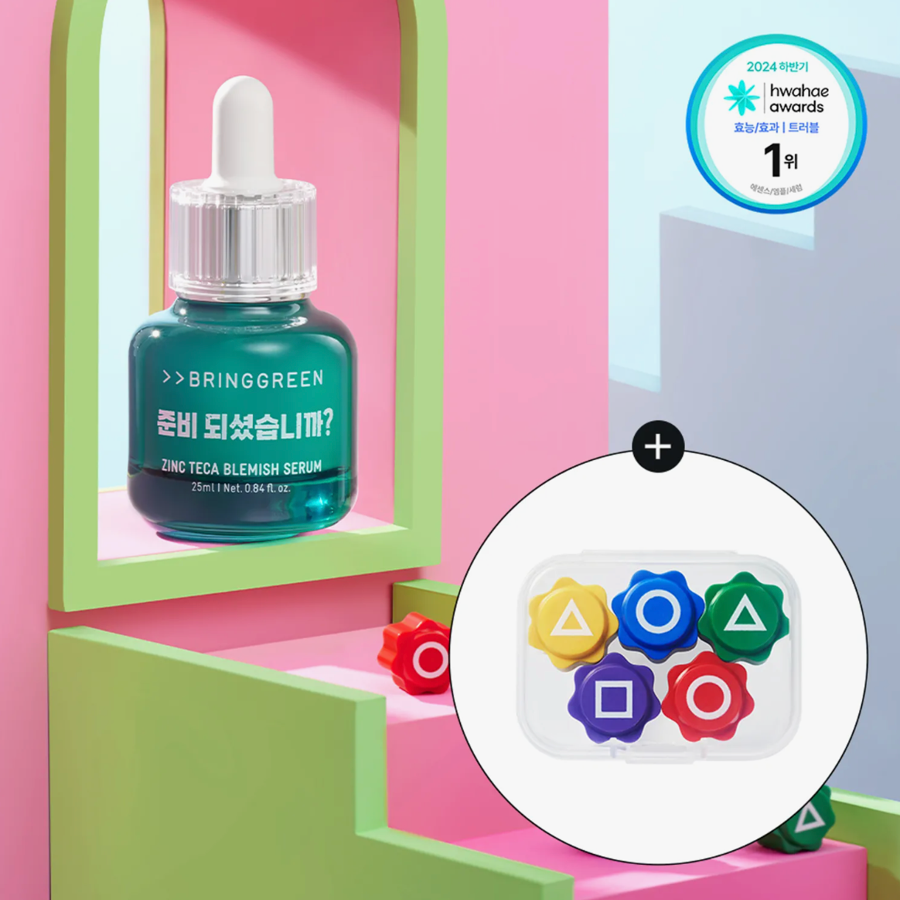 [NETFLIX/GLOBAL] BRING GREEN Zinc Teca Blemish Serum (+GONGGI) (25ml)