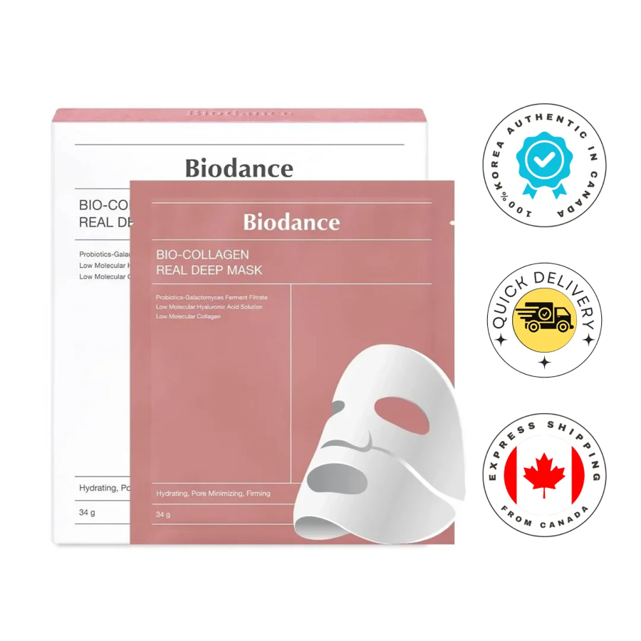 BIODANCE Bio Collagen-Real Deep Mask (34g x 4pcs)BIODANCE 生物胶原蛋白深层面膜 (34g x 4片)